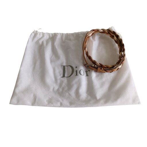 【中古】 美品 Christian Dior クリスチャンディオール レザー ピンバックル ナロー メッシュベルト 36 ブラウン系 マルチカラー レディース Luxs ブランド古着のリュクス 【中古】 美品 Christian Dior クリスチャンディオール レザー ピンバックル ナロー メッシュベルト 36 ブラウン系 マルチカラー レディース Luxs ブランド古着のリュクス