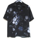 【中古】 美品 24SS LAD MUSICIAN ラッドミュージシャン DECHINE INKJET OIL PAINTING FLOWER ショートスリーブ...