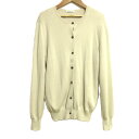 【中古】 美品 EVERYDAY I LIKE. エブリデイアイライク ドゥーズィエムクラス シルク クルーネックプルオーバー+カーディガン アンサンブル ベージュ レディース Luxs ブランド古着のリュクス