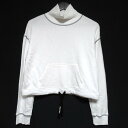 【中古】 美品 22AW RED VALENTINO レッドヴァレンティノ ロングスリーブ ドローコードヘム ハイネック スウェットシャツ Sサイズ 165/8...