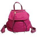 【中古】 良品 MARC JACOBS マークジェイコブス TROOPER トゥルーパー バックパック リュック M0010051 ピンク×ゴールド金具 レディ...