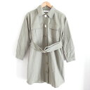 【中古】美品 Her lip to ハーリップトゥ Belted Cargo Shirt Dress ベルテッド カーゴシャツドレス 長袖 ミニワンピース HL...