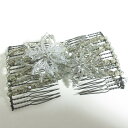 【中古】 美品 Complex Biz コンプレックスビズ ビーズ グラスコーム ダブルコーム ヘアアクセサリー グレー系 レディース Luxs ブランド古着の...
