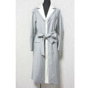 【中古】 未使用 24AW GRACE CLASS グレースクラス グレースコンチネンタル シルクウールトコートドレス ジャケット 0224369108 36 グレー レディース Luxs ブランド古着のリュクス(4)