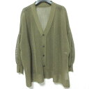 【中古】美品 24SS JOURNAL STANDARD relume ジャーナルスタンダードレリューム Vネック メッシュカーディガン 24080462821020 F カーキ レディース Luxs ブランド古着のリュクス(4)
