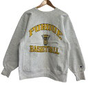 【中古】 美品 90’S Champion チャンピオン 刺繍タグ USA製 ヴィンテージ PURDUE BASKETBALL 長袖 リバースウィーブ スウェッ...