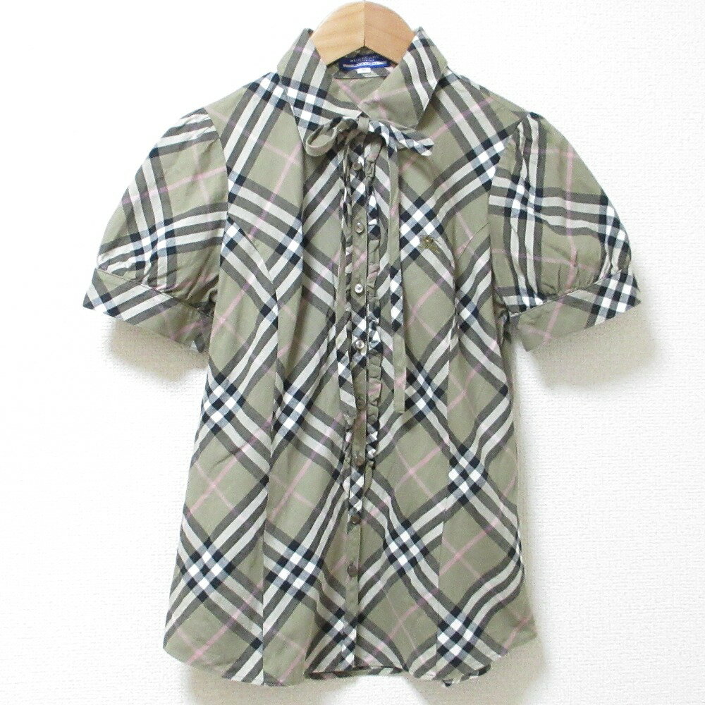 新品未使用BURBERRY バーバリーブラウスとリボンタイ女児 1 新品未使用BURBERRY バーバリーブラウスとリボンタイ女児 1