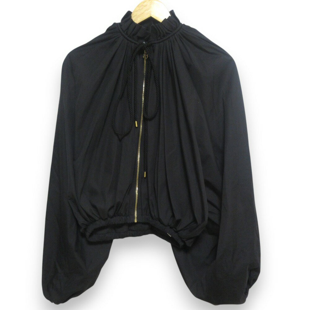 【中古】美品 23SS PATOU パトゥ シャーリングブラウス ショート丈ブルゾン 23S-0U0