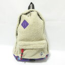 【中古】 美品 CHUMS チャムス ボア デイパック バックパック リュックサック ベージュ×パープル レディース Luxs ブランド古着のリュクス