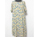 【中古】良品 Sally Scott サリースコット ドット柄 半袖 ワンピース 57-45-3023 9AR ベージュ系 レディース Luxs ブランド古着のリュクス(4)