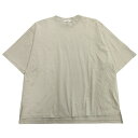 【中古】美品 INTERIM インテリム LONG STAPLE AUSTRALIAN COTTON HYPER BIG T-SHIRT ロングステープル Tシャツ オーバーサイズ 4 グレー メンズ Luxs ブランド古着のリュクス