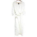 【中古】美品 plage プラージュ ×LUXE PROVENCE リュクスプロバンス 別注 SP ラップドレス リネン100% ロング ワンピース S オフホワイト レディース Luxs ブランド古着のリュクス(4)
