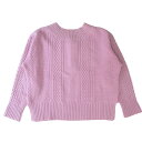 【中古】美品 JOURNAL STANDARD RELUME ジャーナルスタンダードレリューム ケーブル ニット セーター レースアップ 2WAY フリーサイズ...