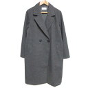 【中古】美品 24AW GLOBAL WORK グローバルワーク 千鳥格子 軽やかストレッチテーラーコート 115510 M グレー レディース Luxs ブランド古着のリュクス(4)