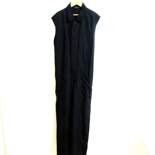 【中古】美品 Liesse リエス ノースリーブ オールインワン サロペット ブラック レディース Luxs ブランド古着のリュクス 【中古】美品 Liesse リエス ノースリーブ オールインワン サロペット ブラック レディース Luxs ブランド古着のリュクス