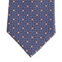 【エントリーポイント10倍】【中古】新品同様 LOUIS VUITTON ルイヴィトン モノグラム シルク ネクタイ レギュラータイ スーツ ビジネス パーティ 青 ブルー メンズ Luxs ブランド古着のリュクス