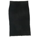 【中古】美品 BEAUTY&YOUTH ビューティー&ユース コットン ニット ガーター タイト スカート 1624-105-2934 フリーサイズ 黒 ブラック レディース Luxs ブランド古着のリュクス
