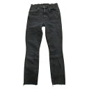 【中古】良品 mother マザー スキニー デニム パンツ ジーンズ ストレッチ スリム カットオフ W24 ネイビー レディース Luxs ブランド古着のリュクス(4)