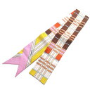 【中古】美品 BURBERRY バーバリー シルク100% アブストラクトチェック スリムスカーフ マルチカラー メンズ レディース Luxs ブランド古着のリ...