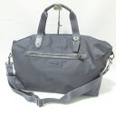 【中古】美品 COACH コーチ ウィークエンダー ナイロン 2WAY ボストンバッグ ハンドバッグ ショルダーバッグ F22347 ネイビーグレー メンズ レ...