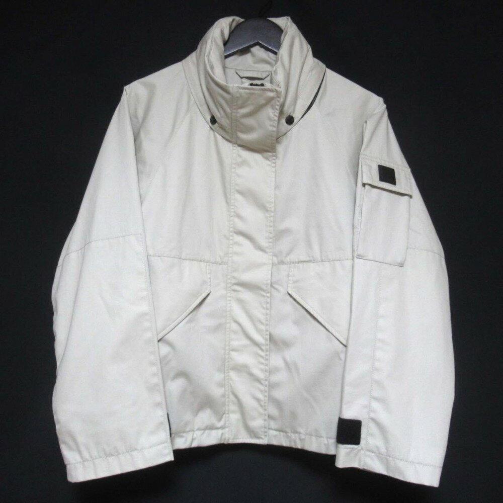 【中古】美品 20SS WOOLRICH ウールリッチ LILY SHORT JACKET 収納フード リリー ショートジャケット WWOU0257 XSサイズ アイボリー レディース Luxs ブランド古着のリュクス