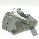 【中古】良品 PORTER ポーター 吉田カバン TANKER WAIST BAG タンカー ウエストバッグ ボディバッグ シルバーグレー メンズ レディース ...