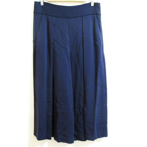 【中古】未使用 POLO RALPH LAUREN ポロラルフローレン タック ワイドパンツ スラックス サイズ8 ネイビー レディース Luxs ブランド古着のリュクス 【中古】未使用 POLO RALPH LAUREN ポロラルフローレン タック ワイドパンツ スラックス サイズ8 ネイビー レディース Luxs ブランド古着のリュクス