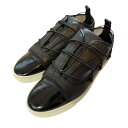 【中古】未使用 Dsquared2 ディースクエアード レザー ローカットスニーカー 35 1/2 22.5cm相当 ブラック レディース Luxs ブランド古着のリュクス(4)