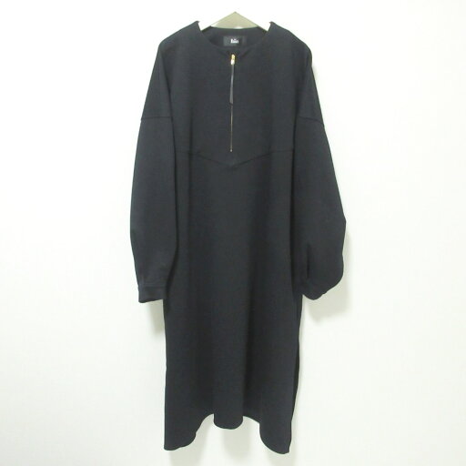 【中古】美品 THE RERACS ザリラクス ハーフジップ 長袖 ロングドレス ワンピース 20FW-RE0P-084L F ブラック レディース Luxs ブランド古着のリュクス 【中古】美品 THE RERACS ザリラクス ハーフジップ 長袖 ロングドレス ワンピース 20FW-RE0P-084L F ブラック レディース Luxs ブランド古着のリュクス