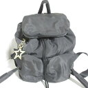 【中古】良品 SEE BY CHLOE シーバイクロエ リュックサック 03-20-52-65 グレー レディース Luxs ブランド古着のリュクス