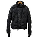 【中古】美品 MONCLER GRENOBLE モンクレールグルノーブル LUZ レザー ナイロン ダウンジャケット 3 ブラック メンズ Luxs ブランド古着のリュクス(4)