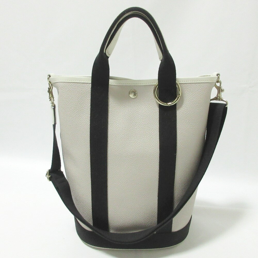 【中古】美品 Breath TOPKAPI ブレストプカピ 小山田早織 コラボ スコッチグレイン マルチWAY バケットバッグ ハンドバッグ クリーム レディース Luxs ブランド古着のリュクス
