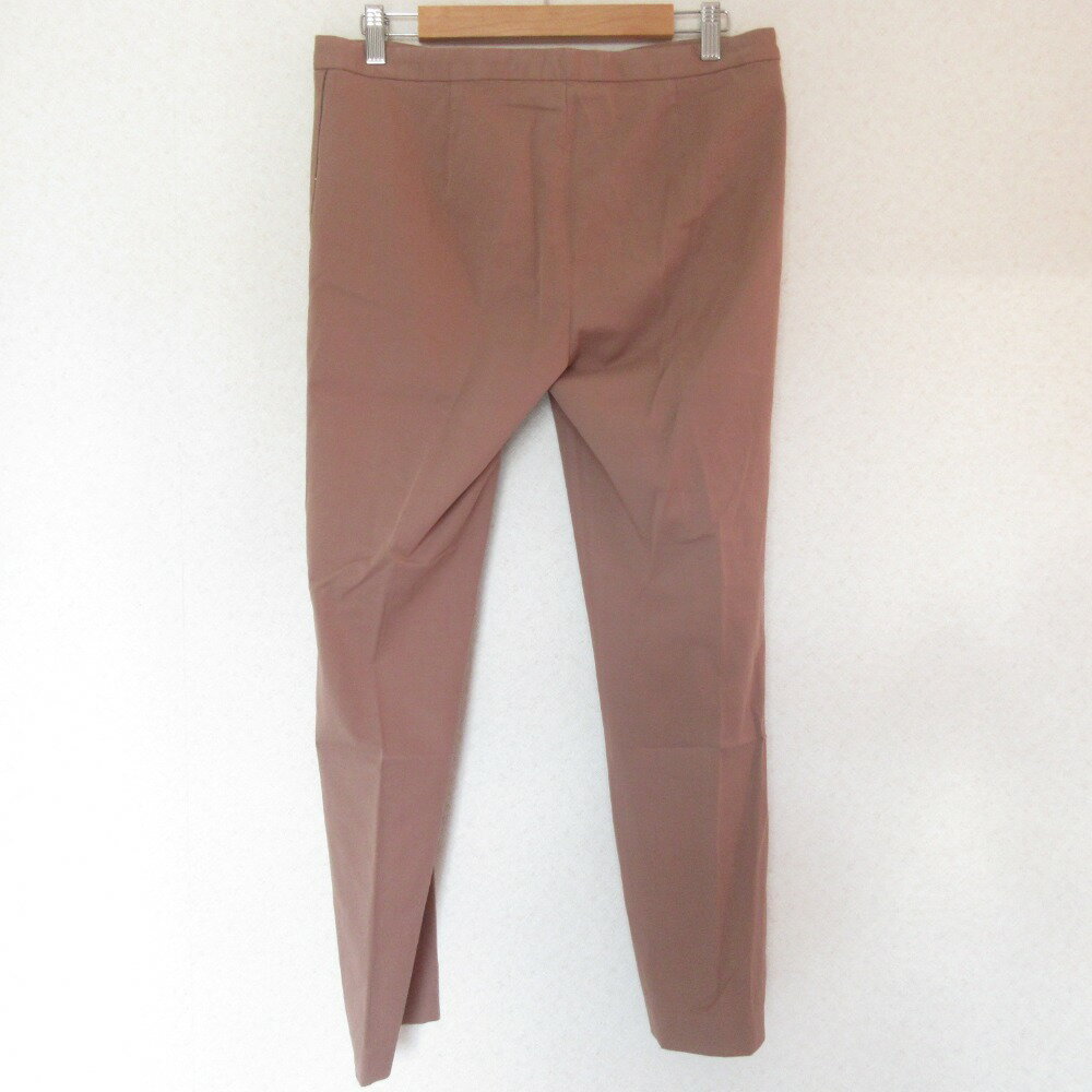 【中古】美品 Fabiana Filippi ファビアナフィリッピ ストレッチ サイドモニーレ スラックス テーパードパンツ S ブラウン レディース Luxs ブランド古着のリュクス