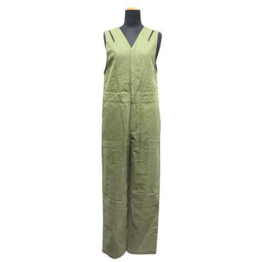 【中古】 Green Parks グリーンパークス KBF ケービーエフ サロペット オールインワン ショルダースリット デザインコンビネゾン F カーキ レディース Luxs ブランド古着のリュクス 【中古】 Green Parks グリーンパークス KBF ケービーエフ サロペット オールインワン ショルダースリット デザインコンビネゾン F カーキ レディース Luxs ブランド古着のリュクス
