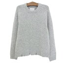 【中古】新品同様 20AW Maison Margiela 10 メゾンマルジェラ ピリング加工 ウール ニット セーター S50GP0160 XL グレー メンズ Luxs ブランド古着のリュクス