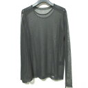 【中古】未使用 24AW Diagram ダイアグラム グレースコンチネンタル シアークルーニットトップ 長袖 カットソー 0324343127 36 ブラック レディース Luxs ブランド古着のリュクス(4)