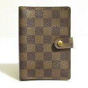 【中古】良品 LOUIS VUITTON ルイヴィトン ダミエ アジェンダPM R20700 ブラウン メンズ レディース Luxs ブランド古着のリュクス