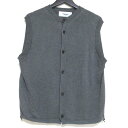 【中古】未使用 24SS JOHN MASON SMITH JANE SMITH ジョンメイソンスミス 7G クルーネック フロントボタン ニット ベスト S ...