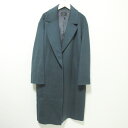 【中古】新品同様 22AW 23区 ニジュウサンク カシミヤブレンド チェスターコート 40 グリーン レディース Luxs ブランド古着のリュクス