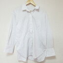 【中古】美品 23SS NOBLE ノーブル イージーケアオーバーシャツ 2 ホワイト レディース Luxs ブランド古着のリュクス(4)