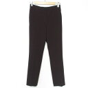 【中古】美品 24AW Theory セオリー Admiral Crepe Treeca Pull On Pant J スリム テーパードパンツ スラックス 01-4306400 00 ブラウン レディース Luxs ブランド古着のリュクス
