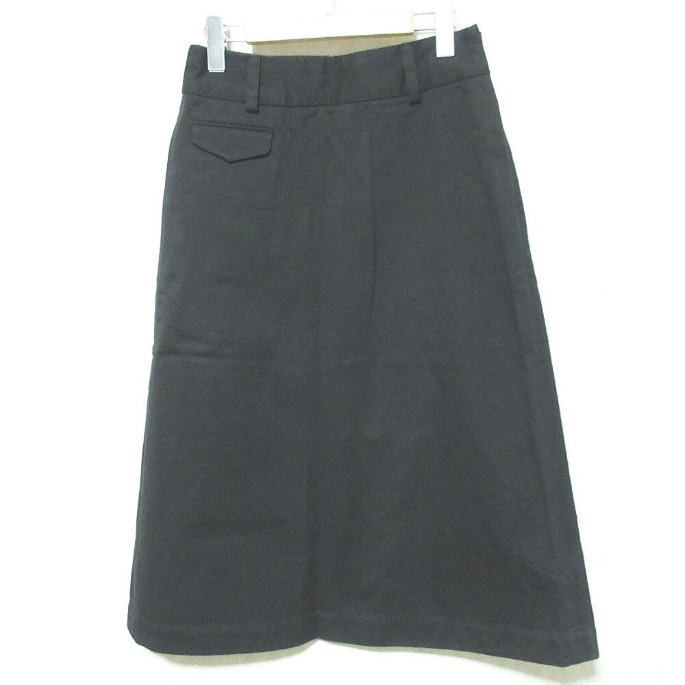 マーガレットハウエル MHL. スカート ひざ丈 プリーツ ウール 2
