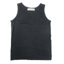 【エントリーポイント10倍】【中古】新品同様 20ss INSCRIRE アンスクリア タンクトップ ノースリーブ カットソー 無地 黒 ブラック レディース Luxs ブランド古着のリュクス