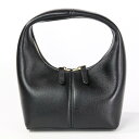 【中古】新品同様 23SS FRENZLAUER フランツロアー MINI PANIER ミニパニエ レザー ハンドバッグ ブラック レディース Luxs ブランド古着のリュクス