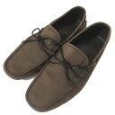 【中古】美品 TOD'S トッズ ヌバック レザー ゴンミーニ ドライビングシューズ 6.5 約25.5cm ブラウン メンズ Luxs ブランド古着のリュクス(4)