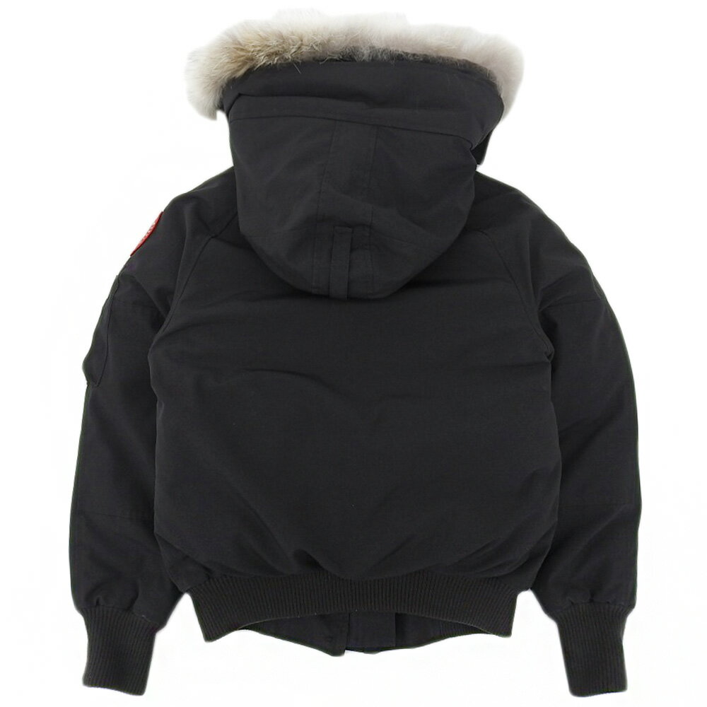 【中古】美品 CANADA GOOSE カナダグース CHILLIWACK BOMBER チリワックボンバージャケット ダウンジャケット 7999LA S P 160/84A ブラック レディース Luxs ブランド古着のリュクス