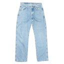 【中古】良品 Wrangler ラングラー ストレート ジーンズ ウォッシュ加工 デニム パンツ ジーパン Gパン 31×30 ライトインディゴ メンズ Lux...