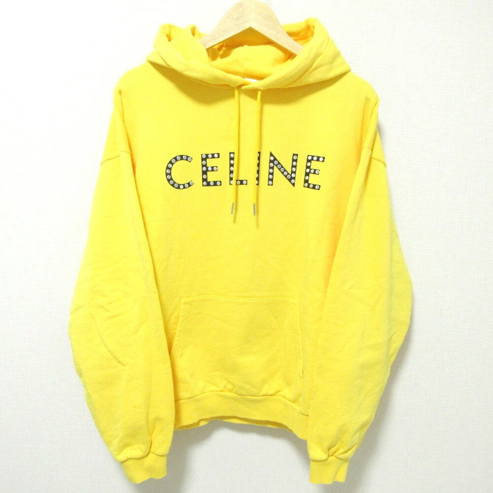 【ヴィンテージ】Rank:B☆Celine XS イエロー ロゴ フーディ 楽天市場】セリーヌ(カラーイエロー)(パーカー|トップス