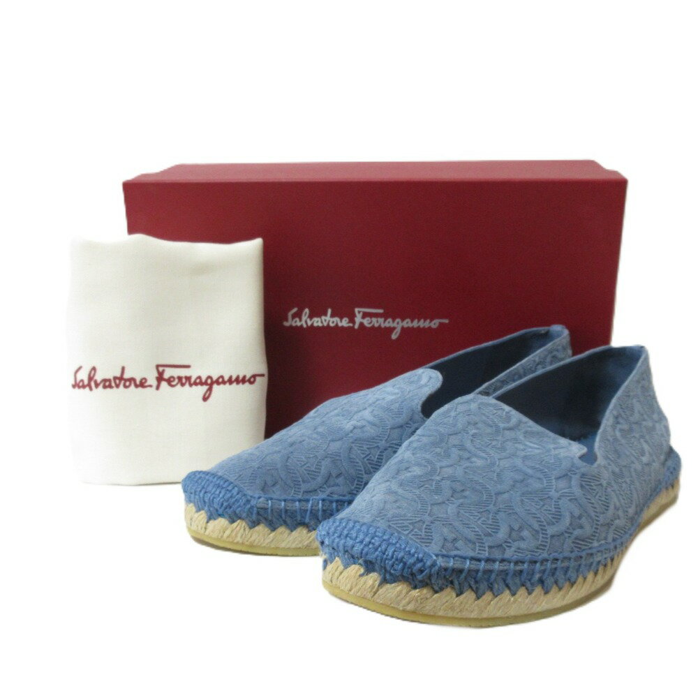 Ferragamo ネイビー花柄フラットシューズ Ferragamo ネイビー花柄フラットシューズ 楽天市場】フェラガモ