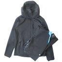 【エントリーポイント10倍】【中古】新品同様 KAPPA カッパ セットアップ ジャージ スポーツウェア ジャケット パンツ ロゴ サイズM 黒 ブラック 水色 ライトブルー メンズ Luxs ブランド古着のリュクス
